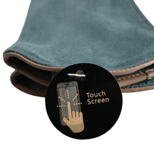 Load image into Gallery viewer, THSG1088: Teal: Curved Trim Gloves
