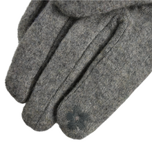 Load image into Gallery viewer, THSG1098: Grey: Stitching Double Layer Gloves
