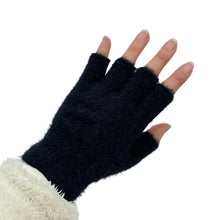 Load image into Gallery viewer, THSG1109: Black: Half Finger Gloves
