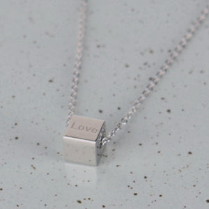 THSJ1083: Cube - Love: Silver