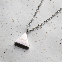 Load image into Gallery viewer, THSJ1085: Pyramid - Good Luck: Silver
