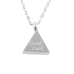 THSJ1085X: Pyramid - Good Luck: Silver