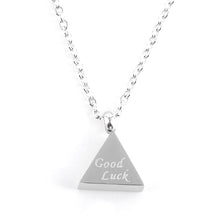 Load image into Gallery viewer, THSJ1085X: Pyramid - Good Luck: Silver
