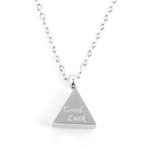 THSJ1085X: Pyramid - Good Luck: Silver