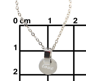 THSJ1106: Interlock Round - Love: Silver