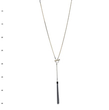 Load image into Gallery viewer, THSJ1156: Grey: Bella Pendant: Chain Necklace
