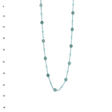 Load image into Gallery viewer, THSJ1182: Sky Blue: Strand Gem Necklace
