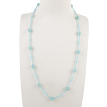 Load image into Gallery viewer, THSJ1182: Sky Blue: Strand Gem Necklace
