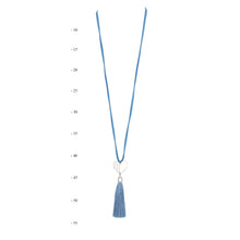 Load image into Gallery viewer, THSJ1203X:French Blue: Solid Heart Pendant Necklace
