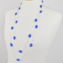 Load image into Gallery viewer, THSJ1245: Cobalt Blue: Alexandra Necklace
