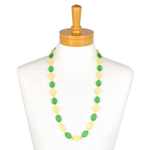 THSJ1251: Jade: Colour Bead Necklace