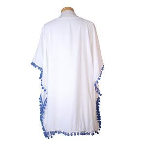 THSK1051: White: Emily Kaftan Top