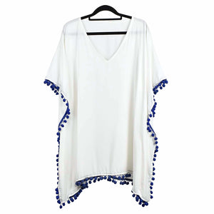 THSK1051: White: Emily Kaftan Top