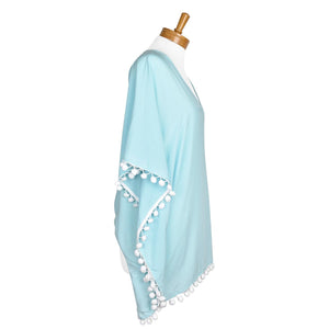 THSK1052: Baby Blue: Emily Kaftan Top