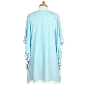 THSK1052: Baby Blue: Emily Kaftan Top