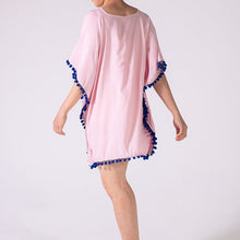 Load image into Gallery viewer, THSK1053: Sweet Pink: Emily Kaftan Top
