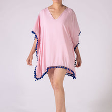 Load image into Gallery viewer, THSK1053: Sweet Pink: Emily Kaftan Top
