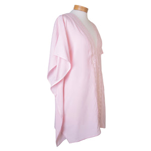 THSK1056: Sweet Pink: Lace Kaftan Top