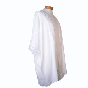 THSK1058: White: Lace Kimono