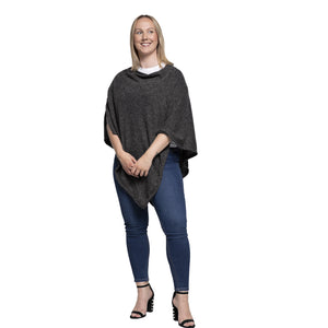 THSP1017: Charcoal: Pearl Poncho