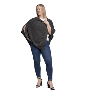 THSP1017: Charcoal: Pearl Poncho