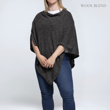 Load image into Gallery viewer, THSP1017: Charcoal: Pearl Poncho
