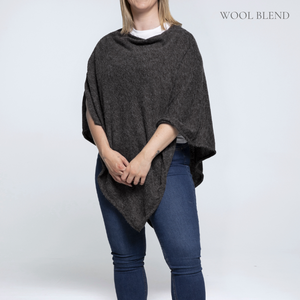 THSP1017: Charcoal: Pearl Poncho