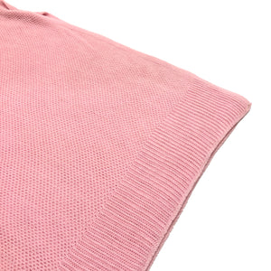 THSP1026: Pink: Cowl Neck Poncho