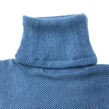 Load image into Gallery viewer, THSP1027: Egyptian Blue: Cowl Neck Poncho
