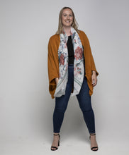 Load image into Gallery viewer, THSP1030: Honey: Bat Wing Cardigan Cape
