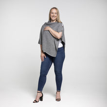 Load image into Gallery viewer, THSP1031: Grey : Angie Poncho
