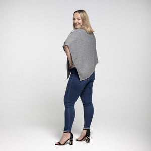 THSP1031: Grey : Angie Poncho