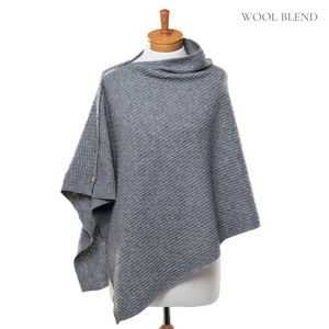 THSP1031: Grey : Angie Poncho