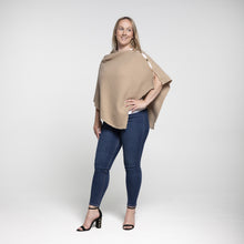 Load image into Gallery viewer, THSP1034: Taupe: Angie Poncho
