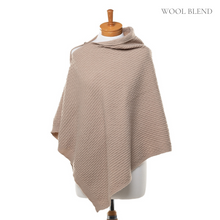 Load image into Gallery viewer, THSP1034: Taupe: Angie Poncho
