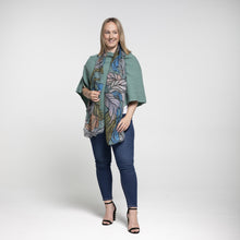 Load image into Gallery viewer, THSP1035: Teal: Angie Poncho
