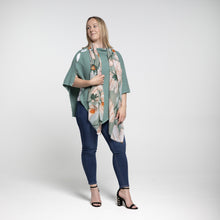 Load image into Gallery viewer, THSP1035: Teal: Angie Poncho
