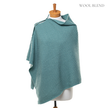 Load image into Gallery viewer, THSP1035: Teal: Angie Poncho
