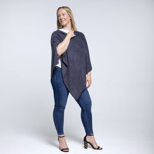 THSP1038: Navy: Pearl Poncho