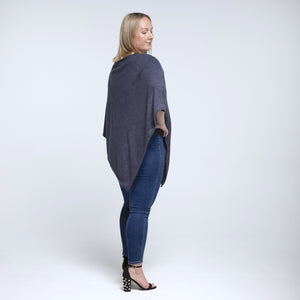 THSP1038: Navy: Pearl Poncho