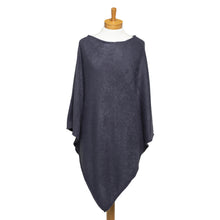 Load image into Gallery viewer, THSP1038: Navy: Pearl Poncho
