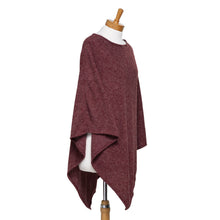 Load image into Gallery viewer, THSP1046: Burgundy: Pearl Poncho
