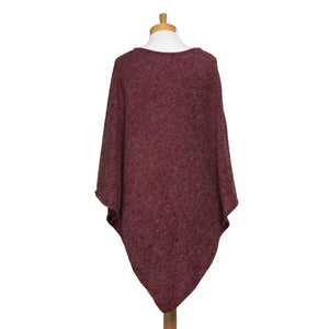 THSP1046: Burgundy: Pearl Poncho