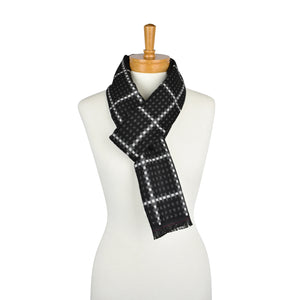 THSS1625 Black: Reversible Dotted Check