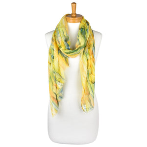 THSS1935: Lemon: Royal TieDye Scarf