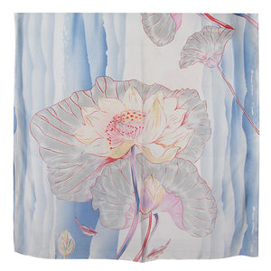 THSS2177: Blue: Lily Pad Scarf