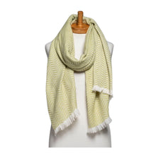 Load image into Gallery viewer, THSS2277: Mint: Pattern Scarf
