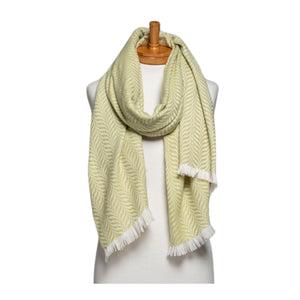 THSS2277: Mint: Pattern Scarf