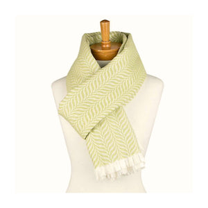 THSS2277: Mint: Pattern Scarf