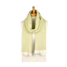 Load image into Gallery viewer, THSS2277: Mint: Pattern Scarf
